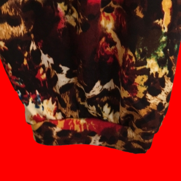 Kate & Mallory Dressy Jogger Style Pants NWOTags Floral ๐น ๐ Animal Size 1XL - Picture 3 of 4